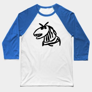 Horse face Baseball T-Shirt